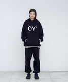 オーワイ(OY) PVC HOODIE (ブラック)