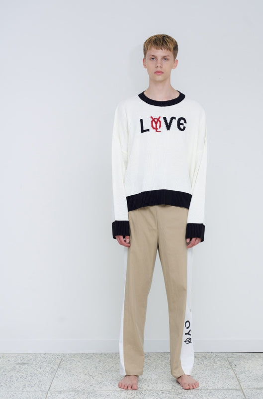 オーワイ(OY) LOVE KNIT (アイボリー)
