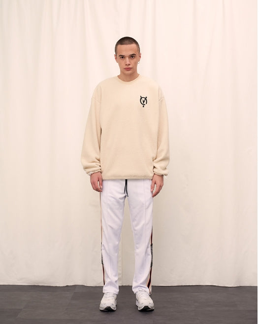 オーワイ(OY) ZIPPER TAPE PANTS (White)