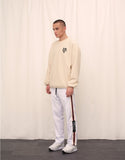 オーワイ(OY) ZIPPER TAPE PANTS (White)