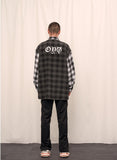 オーワイ(OY) WOOL CHECK MIX SHIRTS (Black)