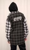 オーワイ(OY) WOOL CHECK MIX SHIRTS (Black)