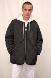 オーワイ(OY) QUILTING JUMPER (Black)