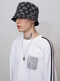 オーワイ(OY) LOGO BUCKET HAT - BK