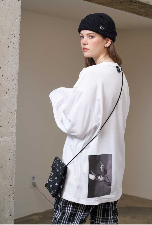 オーワイ(OY) LOGO POUCH BAG - BK