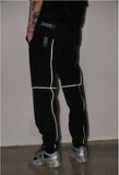 オーワイ(OY) REFLECTIVE PIPING PANTS - BK