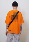 オーワイ(OY) GRADATION BACK LOGO T - OR