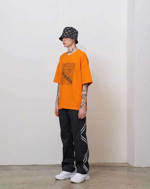 オーワイ(OY) LOGO MIRROR T - OR