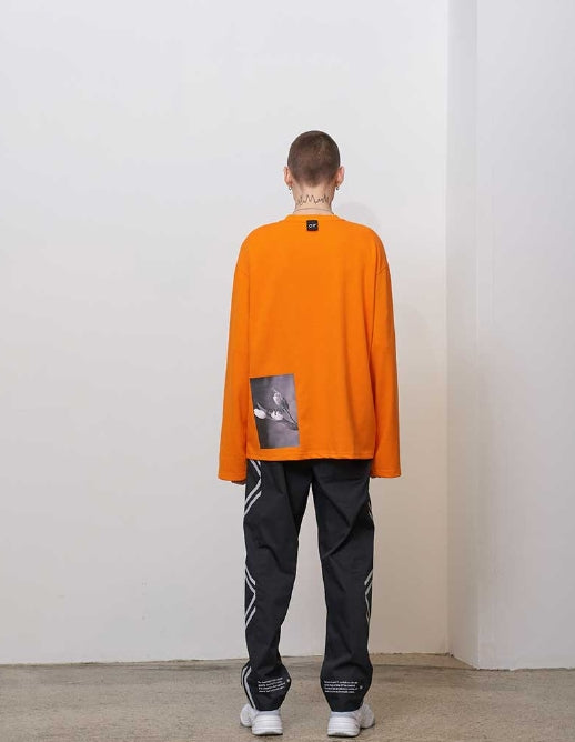 オーワイ(OY) DOUBLE LAYERED T (オレンジ)