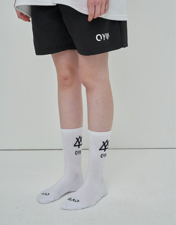 オーワイ(OY) TRIANGLE LOGO SOCKS - WH