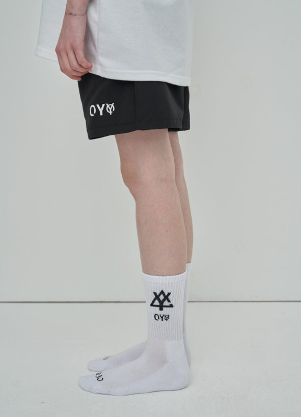 オーワイ(OY) TRIANGLE LOGO SOCKS - WH