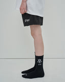 オーワイ(OY) TRIANGLE LOGO SOCKS - BK