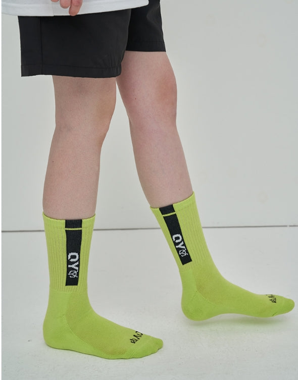 オーワイ(OY) LINE SOCKS - LIME