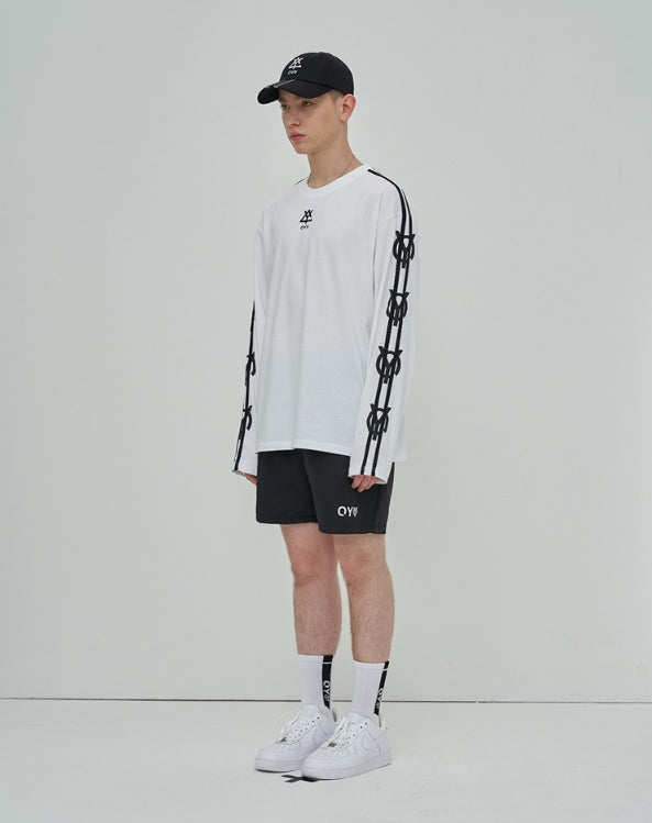 オーワイ(OY) LOGO SLEEVE T - WH