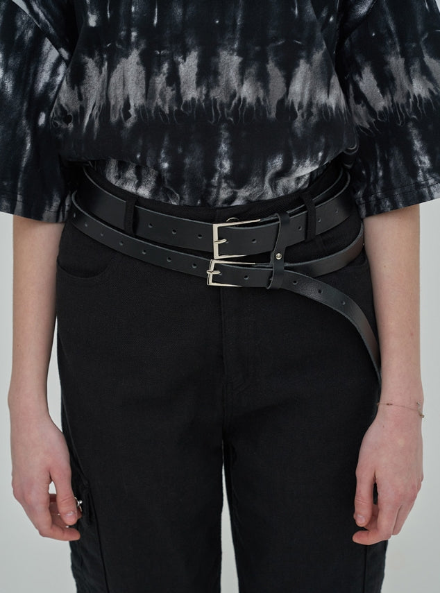 オーワイ(OY) DOUBLE LEATHER BELT