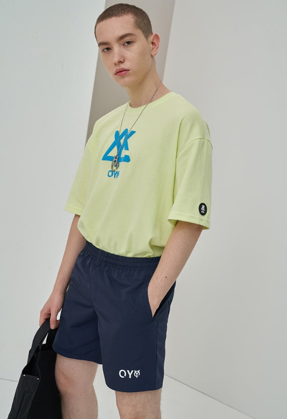 オーワイ(OY) LOGO HALF PANTS - NA