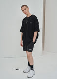 オーワイ(OY) LOGO HALF PANTS - BK