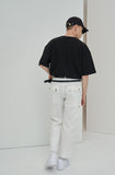 オーワイ(OY) CARGO CUTTING JEANS - WH