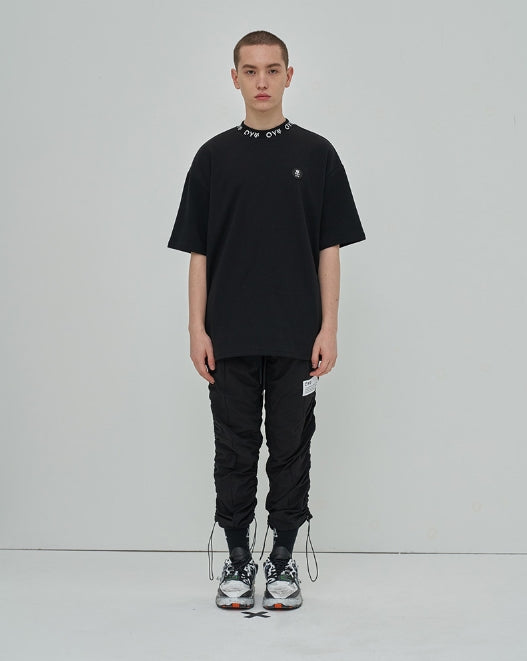 オーワイ(OY) LOGO CREW NECK T - BK