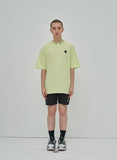 オーワイ(OY) LOGO CREW NECK T - LIME