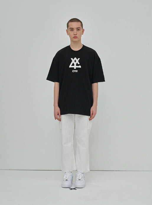 オーワイ(OY) TRIANGLE LOGO T - BK