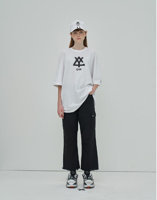 オーワイ(OY) TRIANGLE LOGO T - WH