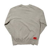 オベルー(OVERR) TOME.1 VELCRO PIGMENT LIGHTGRAY SWEATSHIRTS