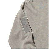 オベルー(OVERR) TOME.1 VELCRO PIGMENT LIGHTGRAY SWEATSHIRTS