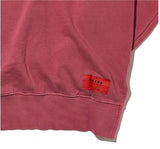 オベルー(OVERR) TOME.1 VELCRO PIGMENT WINE SWEATSHIRTS