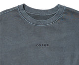 オベルー(OVERR) TOME.1 VELCRO PIGMENT NAVY SWEATSHIRTS