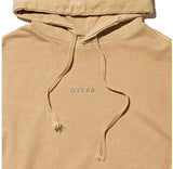 オベルー(OVERR) TOME.1 VELCRO PIGMENT DARKBEIGE HOODIE