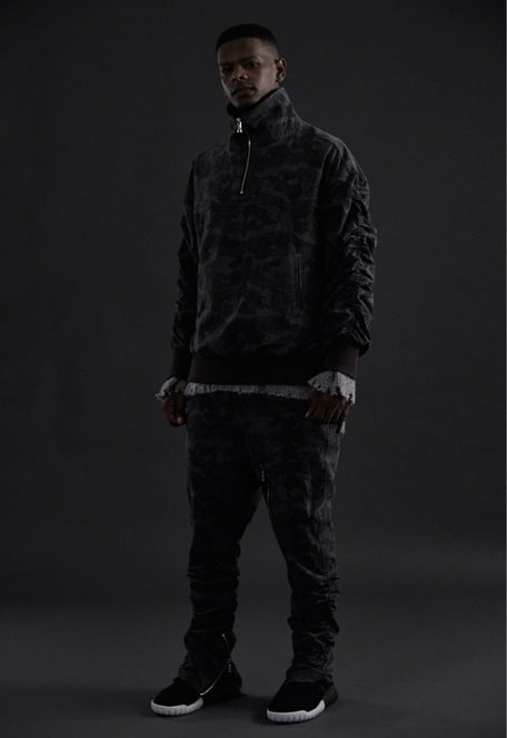 オベルー(OVERR) TOME.3 HIGHNECK CAMO ANORAK