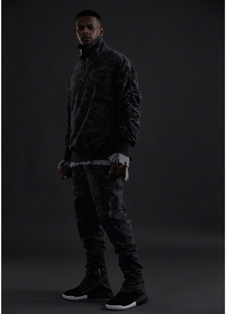 オベルー(OVERR) TOME.3 HIGHNECK CAMO ANORAK