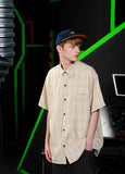 パーステップ(PERSTEP) Urban Panel Short Sleeve Shirt SMSS4264