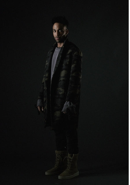 オベルー(OVERR) TOME.4 WOOL CAMO LONG COAT