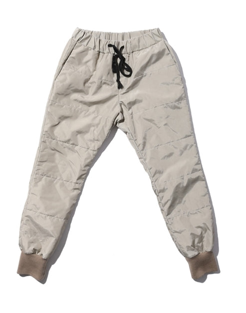 オベルー(OVERR) TOME.4 PIGMENT BEIGE PADDING PANTS