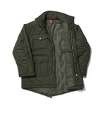 オベルー(OVERR) TOME.5 QUILTING KHAKI FIELD JACKET