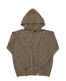 オベルー(OVERR) TOME.5 BROWN HOODIE KNIT