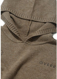 オベルー(OVERR) TOME.5 BROWN HOODIE KNIT