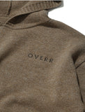 オベルー(OVERR) TOME.5 BROWN HOODIE KNIT