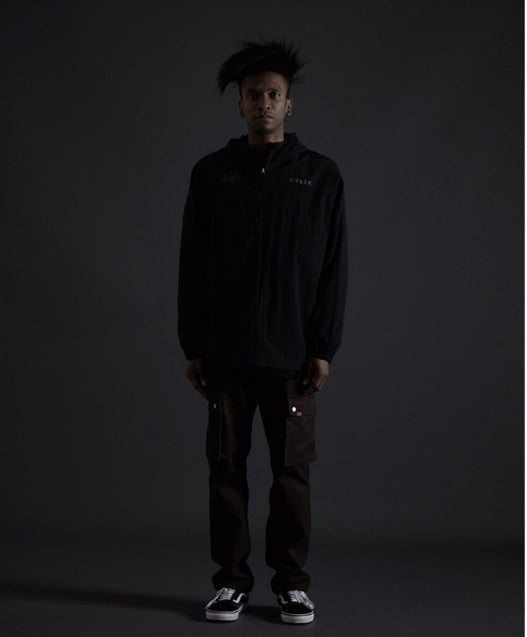 オベルー(OVERR) TOME.5 BLACK HOODIE ANORAK