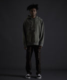 オベルー(OVERR) TOME.5 PIGMENT KHAKI HOODIE