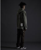 オベルー(OVERR) TOME.5 PIGMENT KHAKI HOODIE