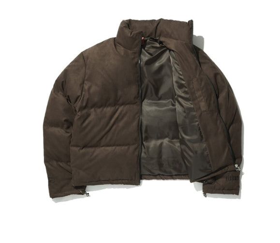 オベルー(OVERR) TOME.5 142 SUEDE BROWN SHORT DOWN PADDING