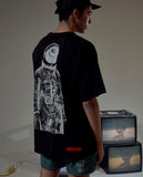 オベルー(OVERR) ESSAY.4 SPACE MAN BLACK TEE