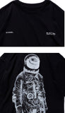 オベルー(OVERR) ESSAY.4 SPACE MAN BLACK TEE