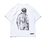 オベルー(OVERR) ESSAY.4 SPACE MAN WHITE TEE