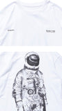 オベルー(OVERR) ESSAY.4 SPACE MAN WHITE TEE