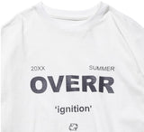 オベルー(OVERR) ESSAY.4 IGNITION WHITE TEE