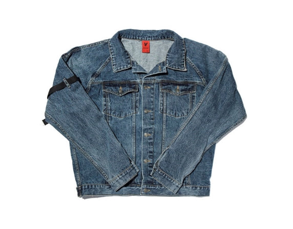 オベルー(OVERR) ESSAY.2 BELT WASHING DENIM JACKET